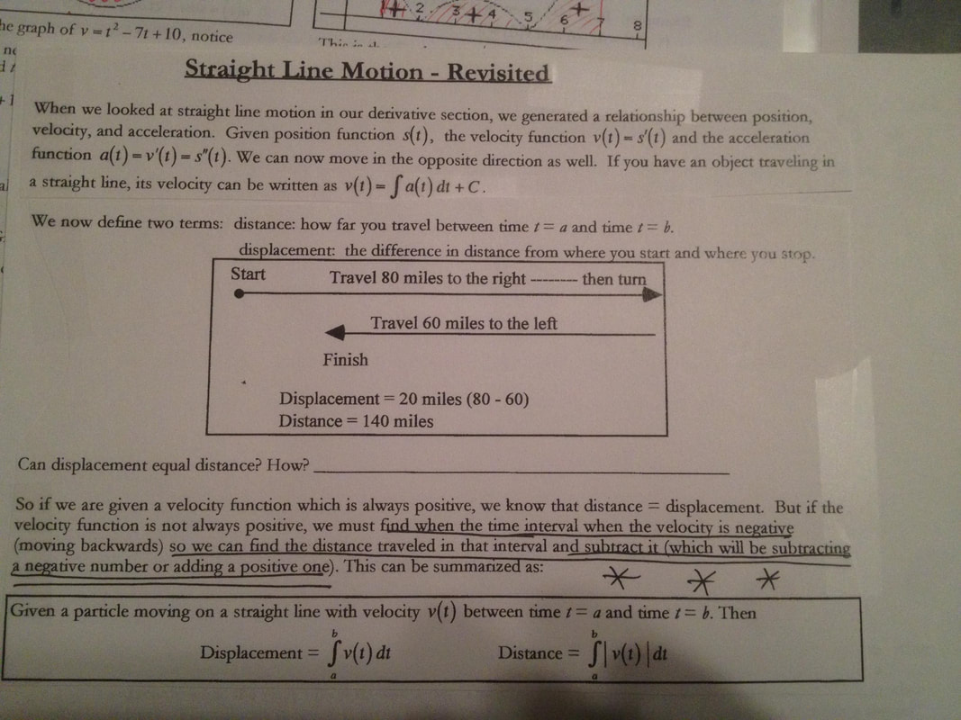 straight line motion revisited homework answers